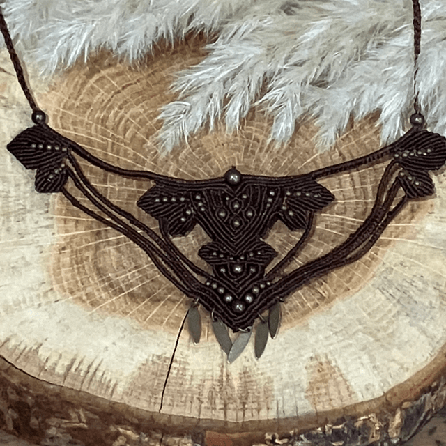 Plastron feuille
