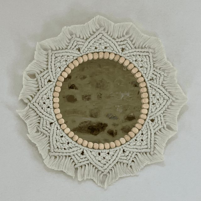 Mandala écru 